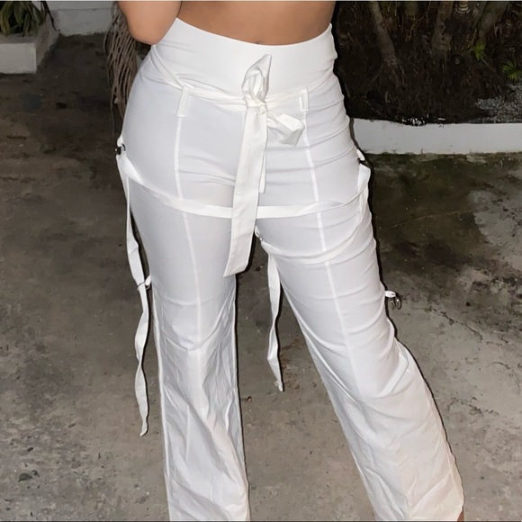 White tie pants - Picture 2 of 2